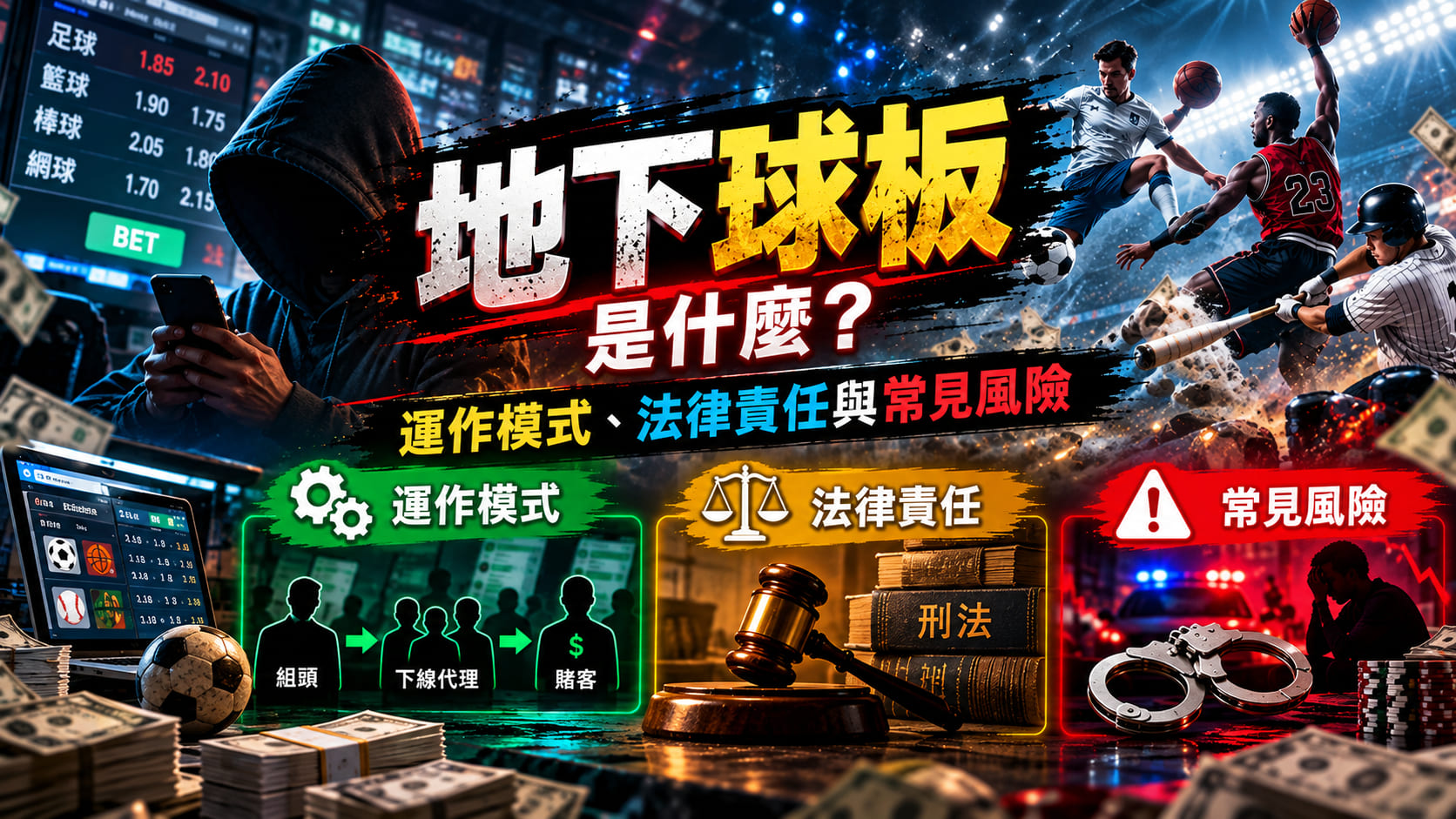 地下球板是什麼？運作模式、法律責任與常見風險
